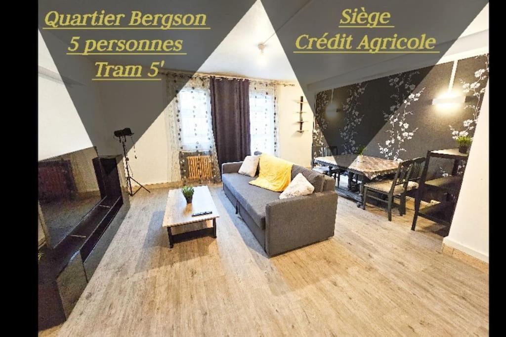 Le Bergson 3 Chambres Stationnement Gratuit Saint-Etienne  Exterior photo